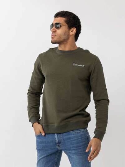 Get Inspired Crewneck Grønn XL