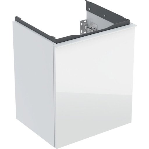 Geberit Acanto servantskap 44,6x37,9 cm hvitt glass
