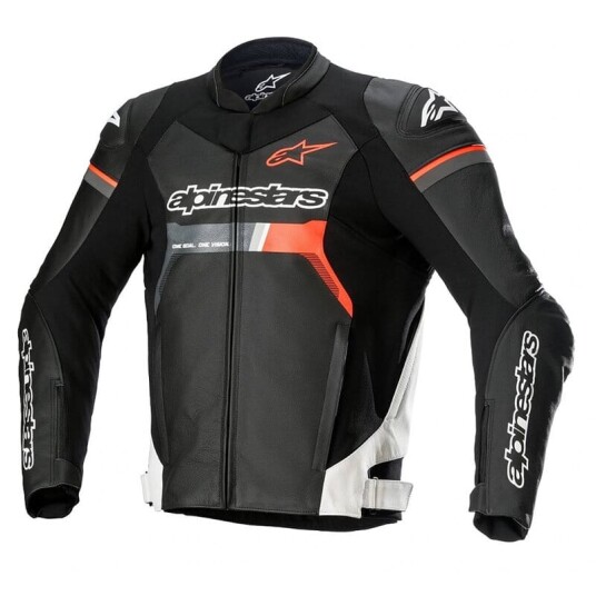 Alpinestars Skinnjakke GP Force Tech Air Svart/Hvit/Rød 3XL