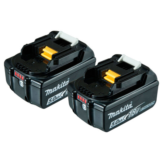 Makita Batterisett BL1850B 2 stk (18V) 5,0Ah Svart