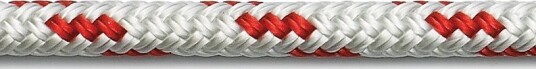 Robline Orion 300 spole - 5 mm - 200 m - hvit m/rød - 600 kg