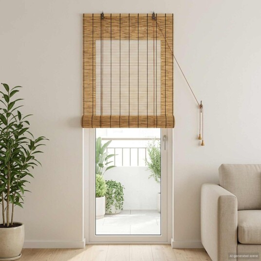 vidaXL Rullegardin Brun 60 x 220 cm Siv vidaXL Rullegardin Brun 60 x 220 cm Siv