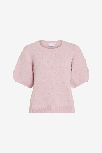 Vila - Topp viDottie 2/4 Sleeve Knit - Rosa