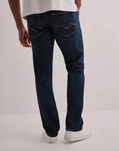 Replay GROVER Trousers Slim fit jeans Blå