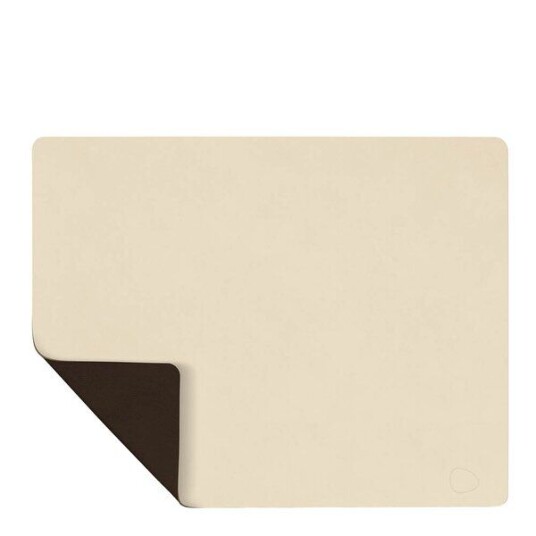 LIND DNA   Square Nupo spisebrikke tosidig 35x45 cm vanilla/hazel