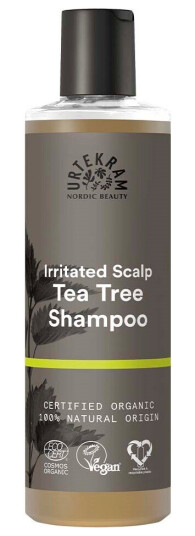 Urtekram Tea Tree Sjampo 250 ml for Irritert Hodebunn - Økologisk og Vegan