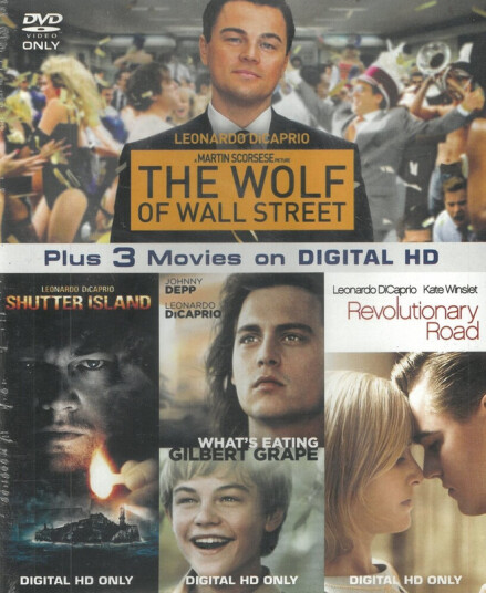 Leonardo Dicaprio 4 Pack DVD