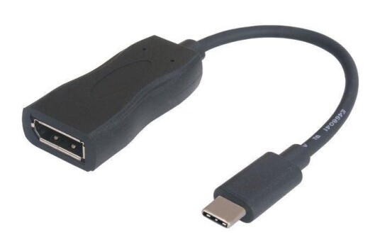 GARBOT Cableadapter USB3.1 C-DP. M/F. Black. 15cm