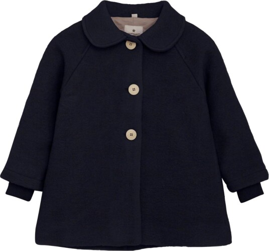 HUTTEliHUT coat wool w. lining dark navy 98
