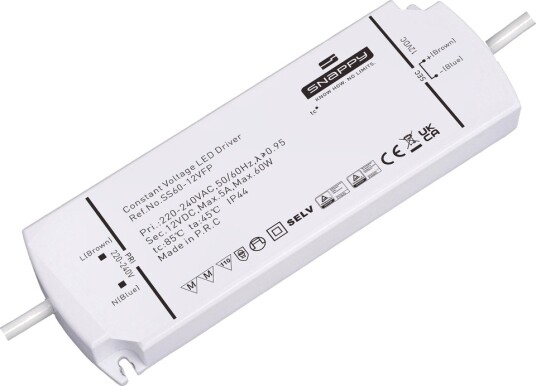 Snappy Snappy 60W / 24V DC strømforsyning   2.5A IP44