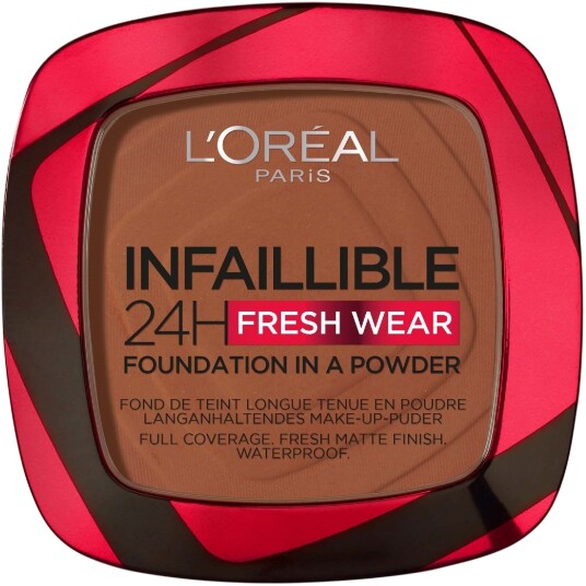 L'Oréal Paris Infaillible 24H Fresh Wear Foundation Powder Dypt Amber 375