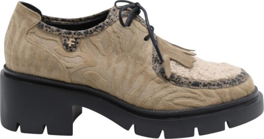 Floris van Bommel Dame Sko Beige 40 EU,