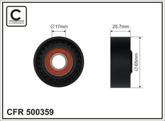 CAFFARO 500359 Strammehjul, kilerem
