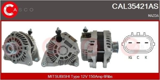 Dynamo CASCO CAL35421AS