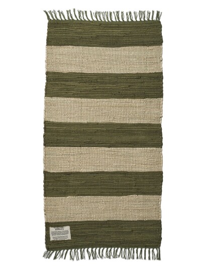 Bongusta Chindi Rug 60 X 120 Cm - Green - 60X120CM