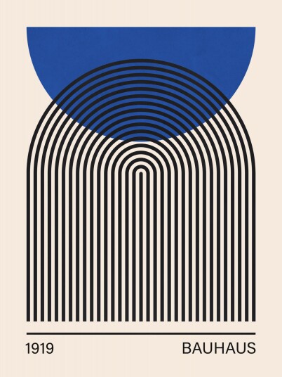 Plakat Bauhaus 1919