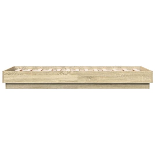  Sengeramme sonoma eik 90x190 cm konstruert tre 8721012286856