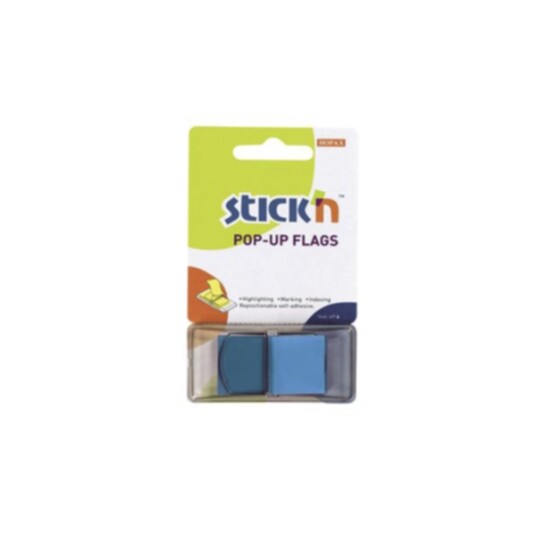Stick"n Pop Up Fliker 45x25 50 Blad Blå