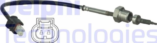 Sensor, eksostemperatur DELPHI TS30068