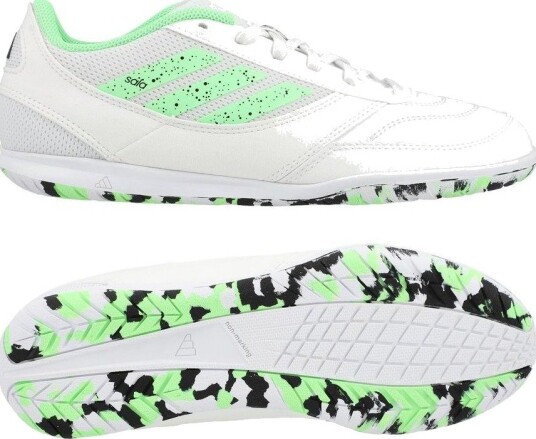adidas Top Sala Competition IC Fottøy Hvit/Lime/Svart Barn Innendørs (IC) størrelse 33
