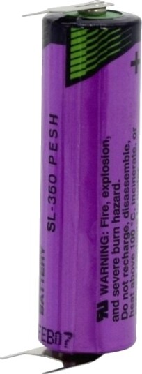Tadiran-Batterier Sl 360 Pt Spesialbatterier R6 Aa Litium 3,6 V 2400 Mah 1 Stk SL360PT