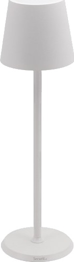 Securit® Led Bordlampe Feline Inkl. Lynkoblings Ladekabel Hvid