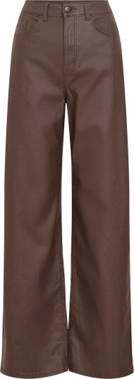 Vila Vifreya Hw Coated Wide Jeans/1   COFFEE BEAN   38 x 32