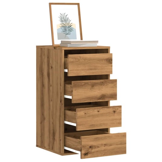Kommode artisan eik 40x41x76 cm konstruert tre Kommode artisan eik 40x41x76 cm konstruert tre