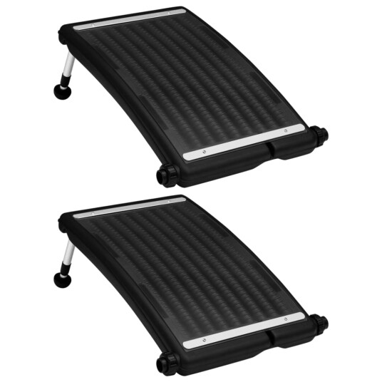 vidaXL Solcellepanel for basseng buet 2 stk 72,5x46 cm