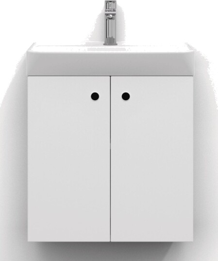 Svedbergs Intro Slim Servantskap D35 med 2 Dører Hvit Matt / 55x35cm