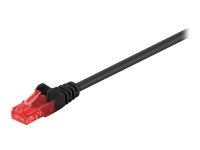 MicroConnect Value Pack - Nettverkskabel - RJ-45 (hann) til RJ-45 (hann) - 15 m - 6 mm - UTP - CAT 6 - rund, flertrådet - svart (en pakke 5)