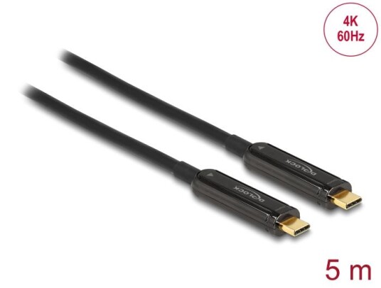 Delock Kabel Optisk USB-C Video 4K 60Hz 5m