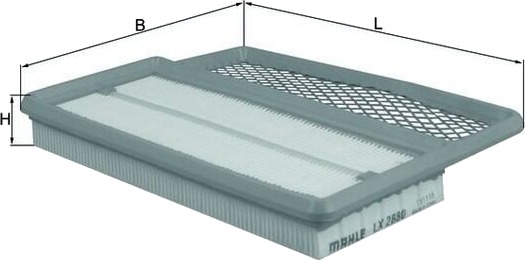 Luftfilter KNECHT LX 2880 Luftfilter KNECHT LX 2880