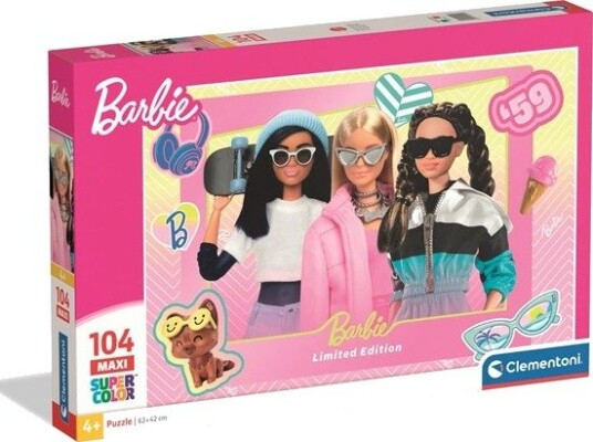 Clementoni Puzzle Maxi Barbie 104 pieces 2D Puslespill