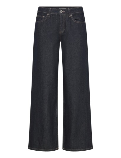Gina Tricot Low Wide Petite Jeans Navy 38 Gina Tricot Low Wide Petite Jeans Navy 38