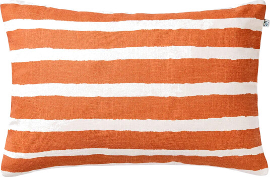 Chhatwal & Jonsson Block Stripe utendørspute 40x60 cm Apricot orange off white Chhatwal & Jonsson Block Stripe utendørspute 40x60 cm Apricot orange off white