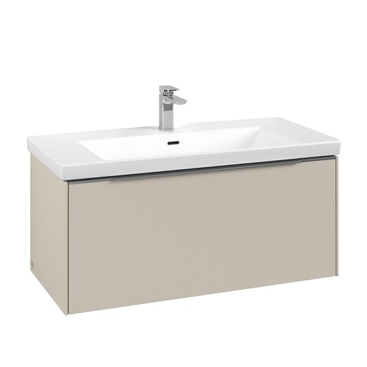 Villeroy & Boch  Subway 3.0 Servantskap m/1 skuff 973x429x478 mm Lys Grå Matt
