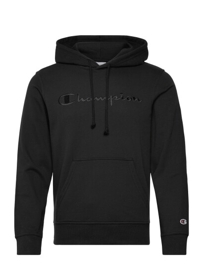 Champion Hooded Sweatshirt   Black   XL