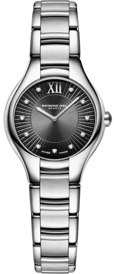 Raymond Weil Dameklokke 5124 ST 60181 Noemia Grå/Stål Ø24 mm
