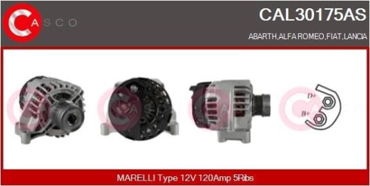 Dynamo CASCO CAL30175AS