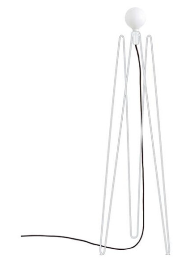 Grupa Products Model 2 Gulvlampe Hvit/ Sort