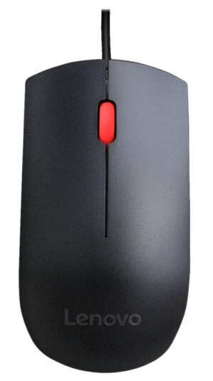 Lenovo Essential - mus - USB - svart