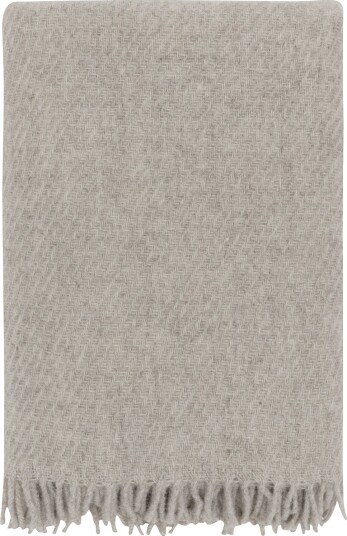 Høie of Scandinavia Falketind Wool Blanket - Beige - 100X130CM