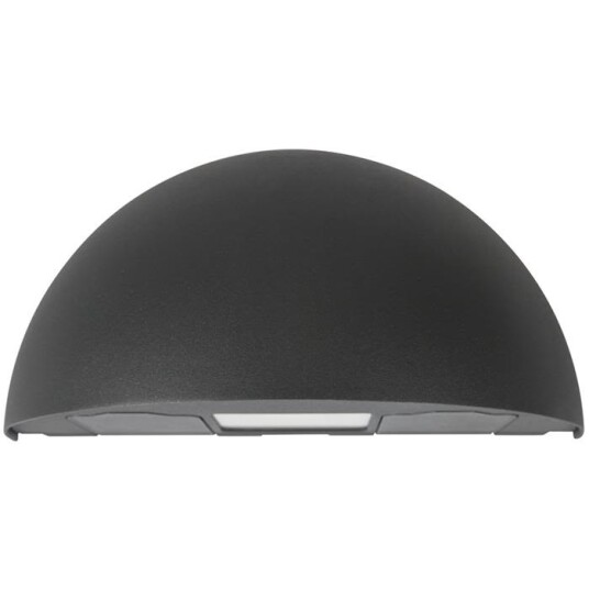 Hide-a-Lite Arc Socket Veggarmatur 7 W, med uttak Antrasitt
