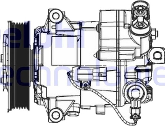 AC kompressor DELPHI TSP0155948 AC kompressor DELPHI TSP0155948