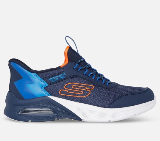Skechers Slip ins: Microspec Max Gutt Brisk Stripe BLUE 36