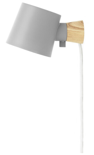 Normann Copenhagen Rise vegglampe - Grå Normann Copenhagen Rise vegglampe - Grå