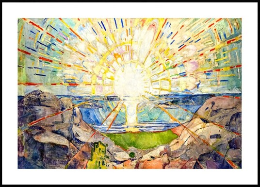 The Sun by Edvard Munch plakat Plakat / 30x40cm