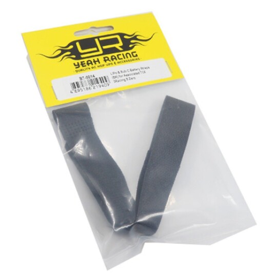 Yeah Racing BT-0014 LIPO & SUB-C BATTERY STRAPS BK FOR ASSOCIA Yeah Racing BT-0014 LIPO & SUB-C BATTERY STRAPS BK FOR ASSOCIA
