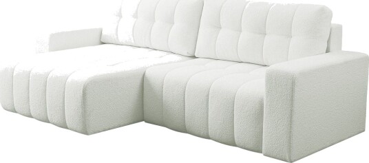 Doryn Sovesofa med Divan 3 seter Hvit